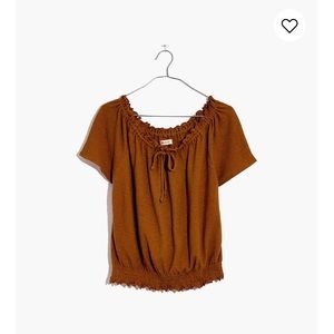Madewell - Texture & Thread Drawstring Top